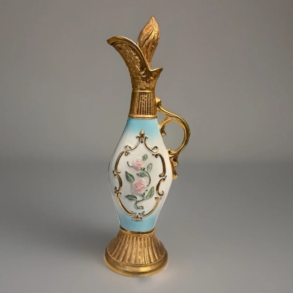 Vintage 1963 Jim Beam Royal Rose Decanter James B Bean Distilling Co Regal China
